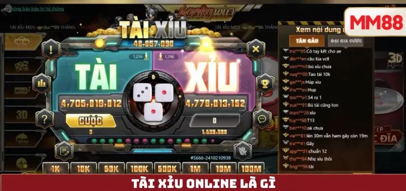 Tài xỉu online là gì